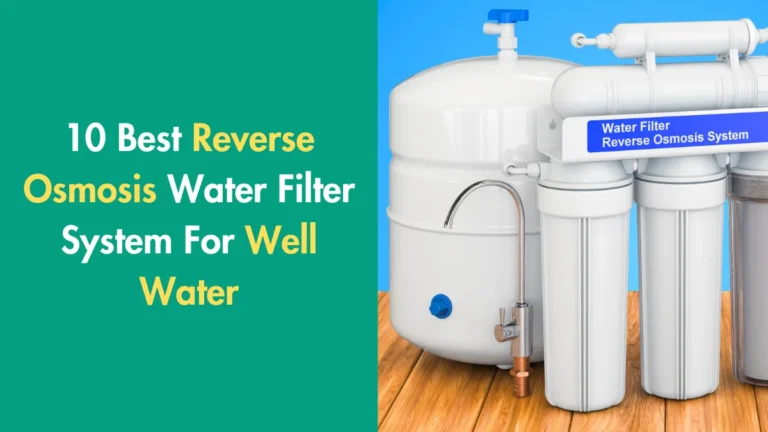 10 Best Reverse Osmosis Water Filter System For Well Water