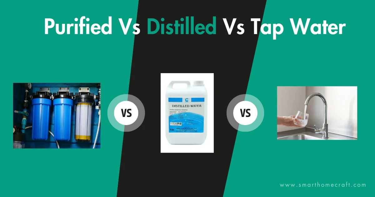 Purified Vs Distilled Vs Tap Water: What's The Difference?
